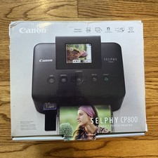 Canon Selphy CP800 Compact Photo Printer Black Open Excellent picture