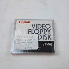 Canon Video Floppy Disk VF-50 Vintage Brand New and Sealed Made in Japan picture