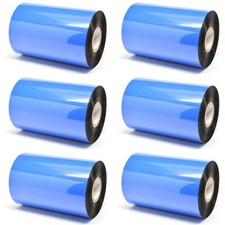High Quality Thermal Transfer Ribbon 4 Inch X 984 Feet Black 6 Pack picture