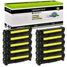 10PK CB542A Toner Fit for HP 125A LaserJet CP1210 CP1215 CP1515n CP1518 CP1518ni picture