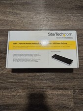 StarTech.com USB-C Triple 4K Monitor Docking Station DK30CH2DPPD Power Delivery picture