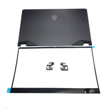 Black Back Cover+Bezel Hinge For MSI GE76 GP76 10UE 11UE MS-17K1 MS-17K2 MS-17K3 picture
