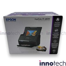 Epson Fast Foto FF-680W Wireless Photo & Document Scanner Black New Sealed picture