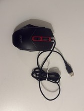 Acer Nitro NMY120 Wired Gaming Mouse Black Red Ergonomic USB Braided Cable picture