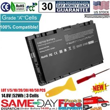 ✅LOT BT04XL Battery For HP EliteBook Folio 9470M 9480M Series 682962-001 BA06 US picture