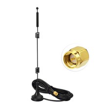 Bingfu Dual Band WiFi 2.4GHz 5GHz 5.8GHz 9dBi Magnetic Base SMA Male Antenna 3m picture