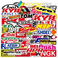 100 pcs/Pack Fashion Motocross Motorcycles Dirt Bike Supercross Stickers No...  picture