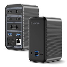 EUASOO Docking Station USB-C 4K 15-in-1 Docking Station ES-DC004 - [BLACK] picture