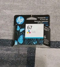 Genuine HP 67 Tri-color Ink Cartridge 3YM55AN#140 NEW Dated 05/2027+ F picture