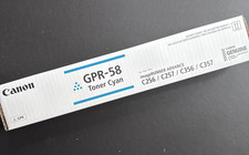 Canon GPR-58 Original Toner Cartridge - Cyan (2183C003) NEW SEALED IN BOX picture
