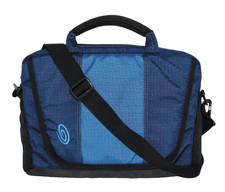 TIMBUK2 Laptop Messenger Bag Blue Black Ballistic Nylon 16