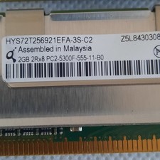 2GB, HYNIX HYS72T256021EFA-3S-C2, 2RX4 PC2-5300F-555-11-B0, DDR2 picture
