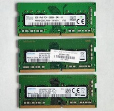 LOT of 3 - SK hynix, Samsung 8GB DDR4-2666 PC4-2666V SODIMM RAM Mixed Brand picture