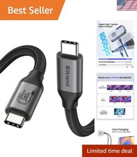 Versatile 4FT Thunderbolt 5 Cable - 80Gbps Data, 240W Charging for All Devices picture