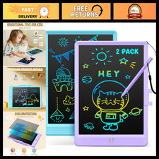 2-Pack LCD Writing Tablet, Kids Drawing Pad, Doodle Board for Creative Learning picture