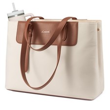 Laptop Tote Bag for Women 15.6 Inch, Water-Resistant Work Tote Bag Large Capa... picture