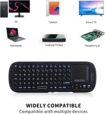 Genuine NEW Rii X1 2.4Ghz Wireless Mini Keyboard for PC Smart TV Raspberry Pi picture