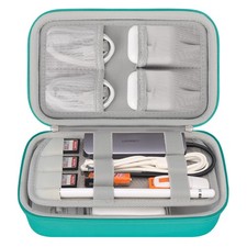 Elonbo Hard Travel Cords Organizer 9.2 x 5.9 x 2.6 inches, Turquoise  picture