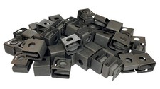 50 Pack Black 1032 SlideOn Cage Nuts USA Made Hardware Fastener Server Rack picture