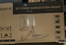 Mount-It Sit-Stand Workstation MI-7905 Wall Mount Adjustable Arm Brand New picture