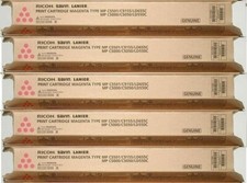 Lot of 5 Sealed Genuine Ricoh 841454 Magenta Toners C5000 C5050 LD550C picture