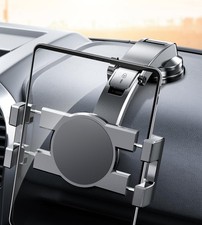 Ipad Holder, Dashboard Tablet Holder for Car Suction Cup Tablet Car Mount Black picture