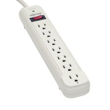 7-Outlet 1080J Surge Protector Power Strip 25 ft Cord Straight Plug TLP725 picture