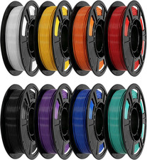PLA Filament 1.75mm 8 Color Bundle 250g Spools Dimensional Accuracy ±0.02mm picture
