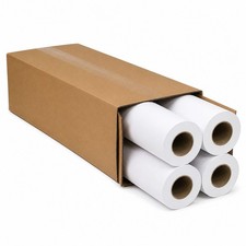 4 PK- Wide Format Ink Jet Rolls, 36” x 150' Plotter Paper 20LB 2