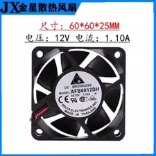 Delta AFB0612DH DC12V 1.10A 60*60*25MM 4-Wire Cooling Fan picture