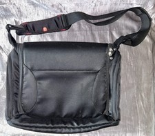BOOQ MAMBA 16”x12”Courier BLACK Padded LAPTOP Shoulder MESSENGER Crossbody BAG picture