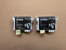 2 x Genuine Epson 127 Black Ink Cartridge NX625 WF7010 WF7510 WF7520 WF3520/40 picture