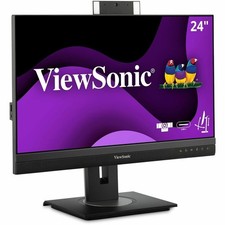 ViewSonic VG2456V 24 Inch 1080p Docking Monitor, IPS Display with Webcam for picture