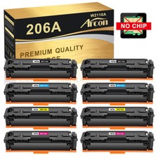 8PK W2110A Toner Compatible With HP 206A LaserJet Pro M283fdw M282 M283 No Chip picture
