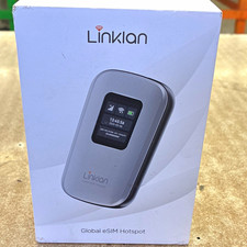 Linklan LA7 Global eSIM 4G LTE Unlocked Wi-Fi Hotspot Modem Silver USB-C picture