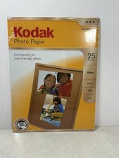 VTG Kodak Gloss Photo Paper 25 Sheets 8.5x11 Sealed Inkjet NOS picture