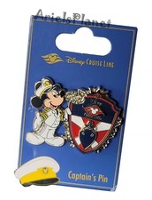 Disney Cruise Line Mickey Mouse Captain of the Cruise Ship Pin picture