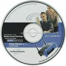 Linksys Wireless Access Point Broadband Router BEFW11S4 ver. 2 Setup 1.2 User CD picture
