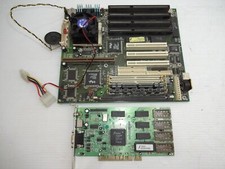 PCChips/Hsin Tech M520 Motherboard w/intel Pentium-S Processor 133Mhz Video Card picture