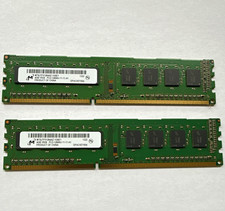 Micron 8GB (2x4GB) DDR3 PC3-12800U 240-Pin DIMM RAM MT8JTF51264AZ-1G6E1 picture