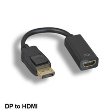 Kentek DisplayPort 1.2 Male with Latch to HDMI Female Adapter 1920x1080 60Hz picture