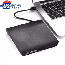 External CD DVD-RW Optical Drive Writer Burner USB 3.0 PC Laptop Windows Mac picture