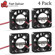 4PCS DC12V Cooling Computer Case Fan 4010 40x40x10mm PC 3D Printer 2Pin US Stock picture