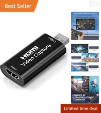 Plug and Play 4K Capture Card: Real-Time Streaming with Low Latency Technology picture