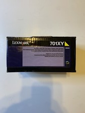 Lexmark 701XY One Yellow Extra High Yield Return Program Toner Catridge~Sealed picture