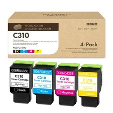 006R04356 4PK Replacement Toner Cartridge for Xerox C310 C310DNI C310DNIM C315 picture