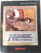 Vintage Magic The Gathering PC Game Instruction Manual ONLY 1997 picture