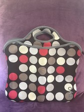 Byo By Built NY Laptop Bag Minus Shoulder Straps Neoprene Polka -Dot picture