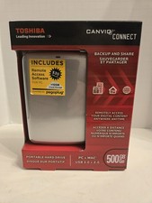 Toshiba Canvio Connect 500GB Portable External Hard Drive PC & MAC HDTC705XS3A1 picture