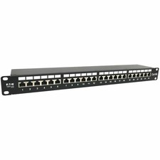 Tripp Lite 24-Port Cat6a Shielded Patch Panel 1U TAA N2520246ASH picture